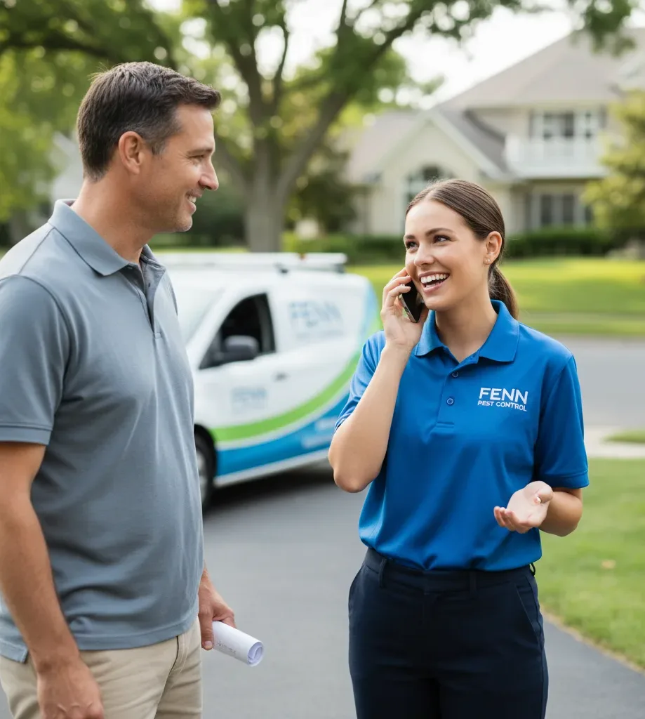 Fenn Pest Control customer support in Helenville